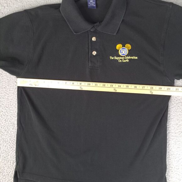 Walt Disney World Polo Shirt Adult Medium 50 Years Happiest Celebration On Earth - Picture 8 of 13